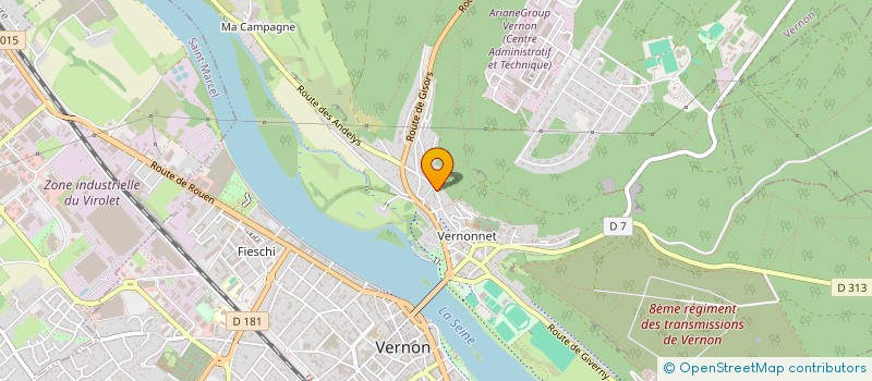 localisation de l'entreprise MADAME VERONIQUE HAUTECOUVERTURE  VERNON