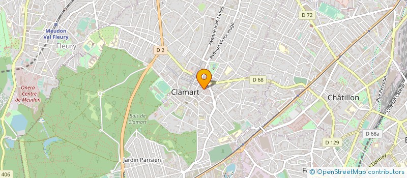 localisation de l'entreprise MADAME VERONIQUE HELENE VERTADIER à CLAMART