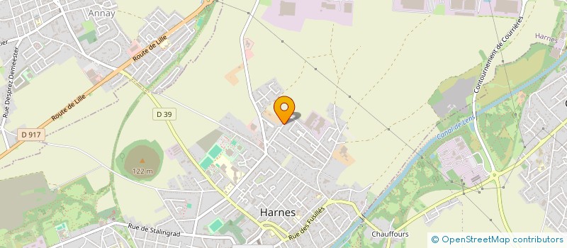 localisation de l'entreprise MADAME VERONIQUE HERIPRET  HARNES