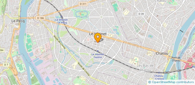 localisation de l'entreprise MADAME VERONIQUE HERMAN  LE VESINET