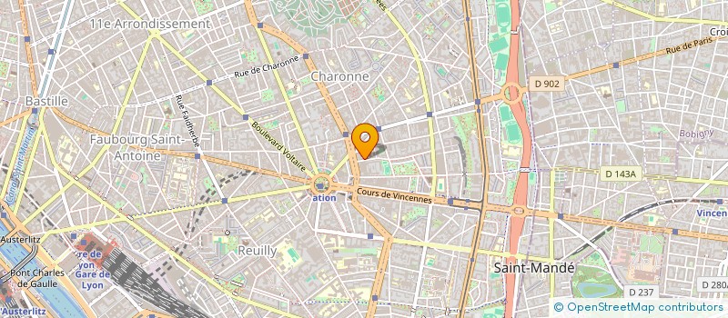 localisation de l'entreprise MADAME VERONIQUE HERMAS  PARIS