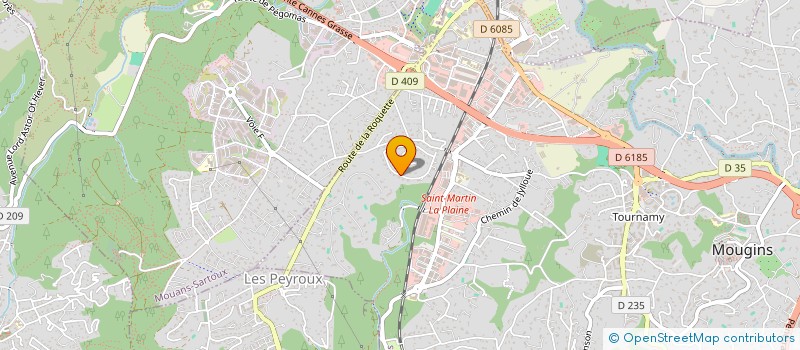 localisation de l'entreprise MADAME VERONIQUE HEROUART  MOUGINS