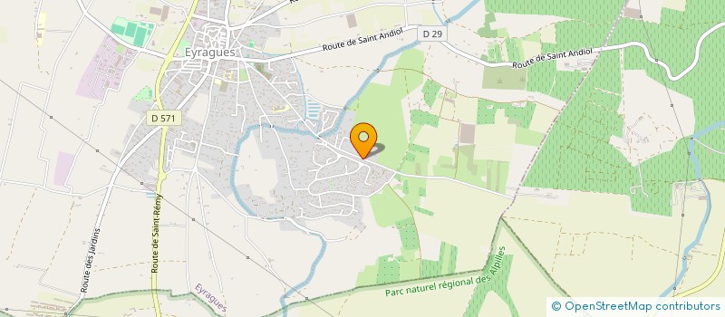 localisation de l'entreprise MADAME VERONIQUE HERRERO  EYRAGUES