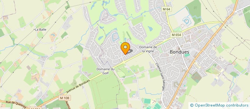 localisation de l'entreprise MADAME VERONIQUE HERRY  BONDUES