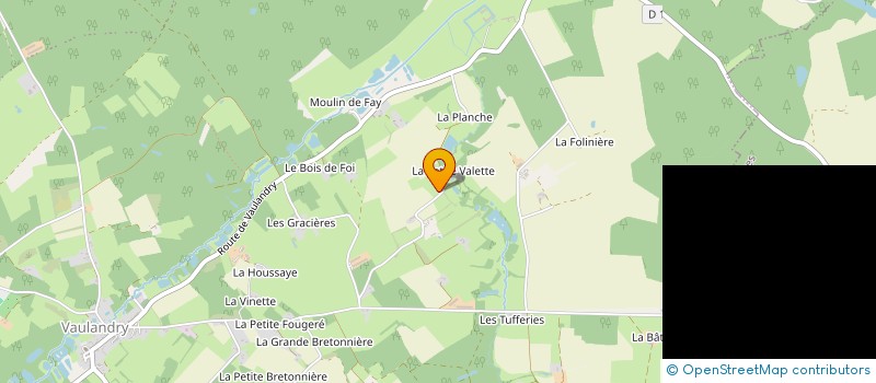 localisation de l'entreprise MADAME VERONIQUE HERVE  BAUGE-EN-ANJOU