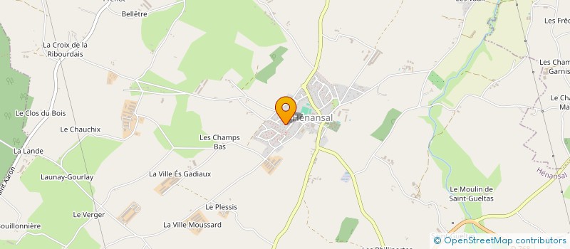 localisation de l'entreprise MADAME VERONIQUE HERVE  HENANSAL