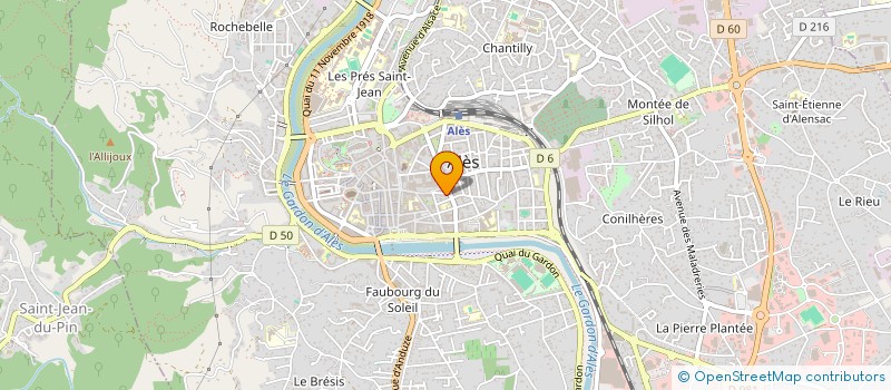 localisation de l'entreprise MADAME VERONIQUE HEURTEUX  ALES