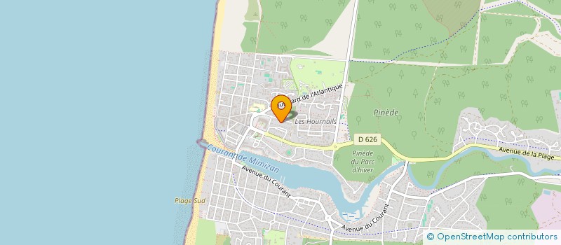 localisation de l'entreprise MADAME VERONIQUE HILGER  MIMIZAN