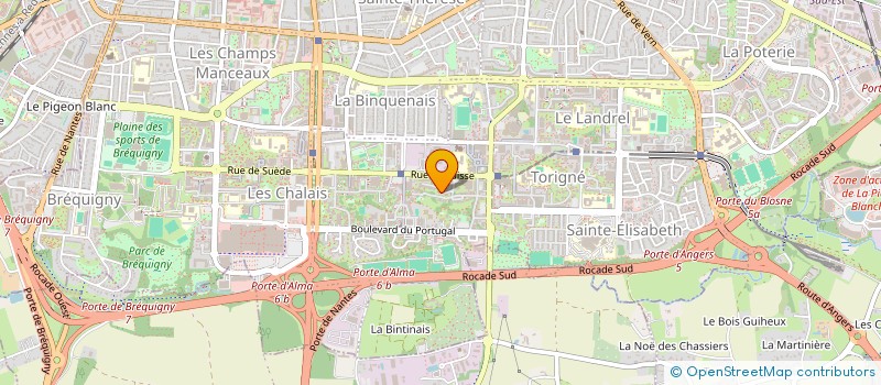 localisation de l'entreprise MADAME VERONIQUE HOHMANN  RENNES