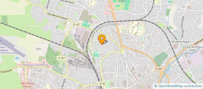localisation de l'entreprise MADAME VERONIQUE HONORE à NEVERS