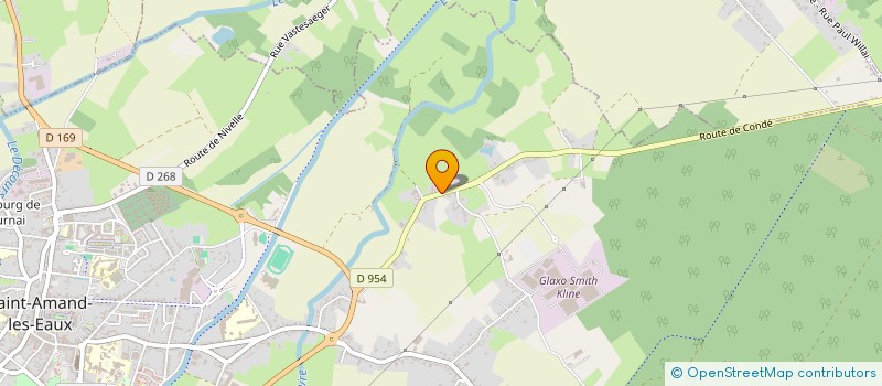 localisation de l'entreprise MADAME VERONIQUE HORNEZ à SAINT-AMAND-LES-EAUX