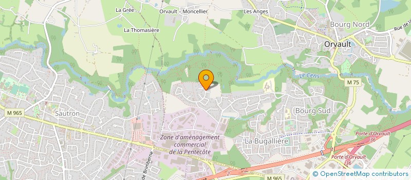 localisation de l'entreprise MADAME VERONIQUE HOURDEBAIGT à ORVAULT