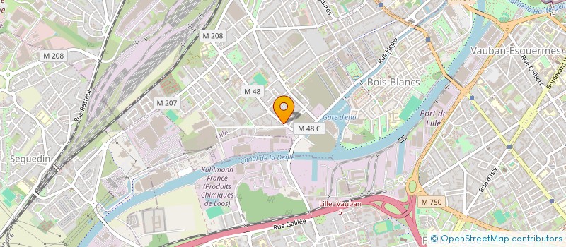 localisation de l'entreprise MADAME VERONIQUE HUBLART à LILLE