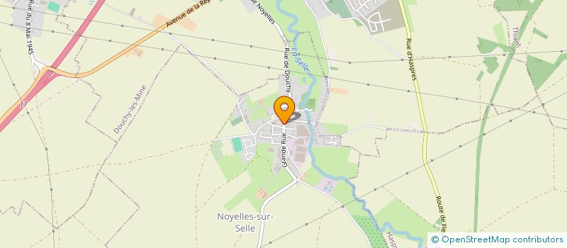 localisation de l'entreprise MADAME VERONIQUE HUET  NOYELLES-SUR-SELLE