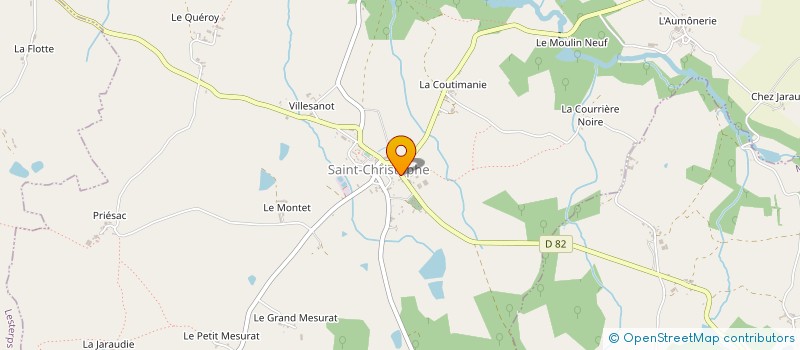 localisation de l'entreprise MADAME VERONIQUE HUET à SAINT-CHRISTOPHE