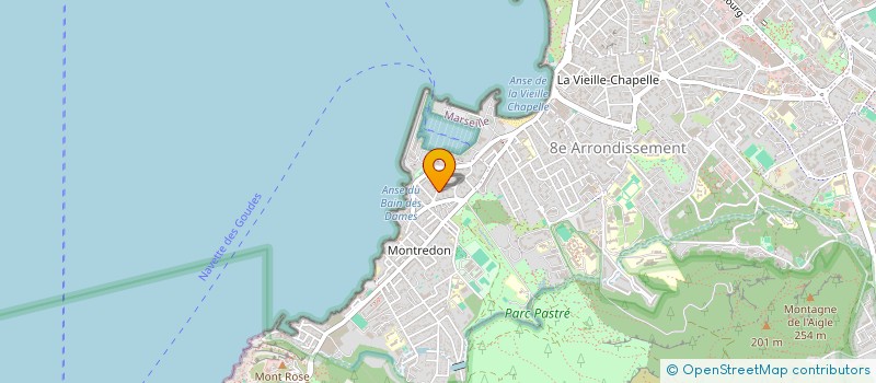 localisation de l'entreprise MADAME VERONIQUE HUGNY  MARSEILLE