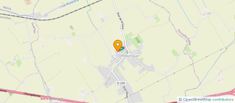 localisation de l'entreprise MADAME VERONIQUE HUMETZ  OFFEKERQUE