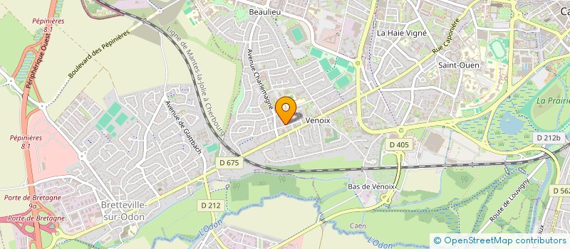 localisation de l'entreprise MADAME VERONIQUE HUNGER à CAEN