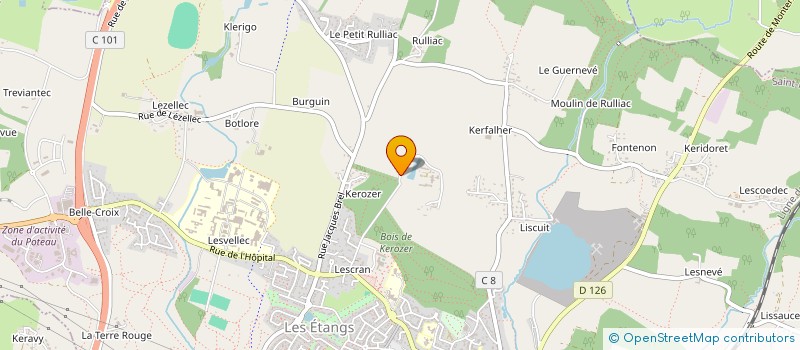 localisation de l'entreprise MADAME VERONIQUE HUSSON  SAINT-AVE