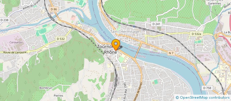 localisation de l'entreprise MADAME VERONIQUE ILTIS à TOURNON-SUR-RHONE