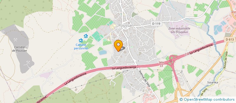 localisation de l'entreprise MADAME VERONIQUE IMBERT  POUSSAN