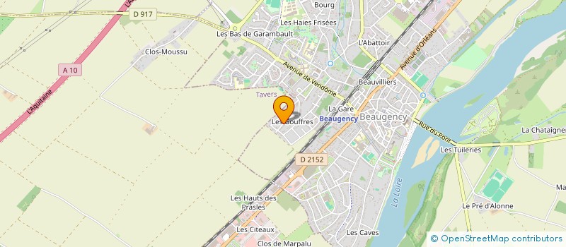 localisation de l'entreprise MADAME VERONIQUE ISABELLE à BEAUGENCY