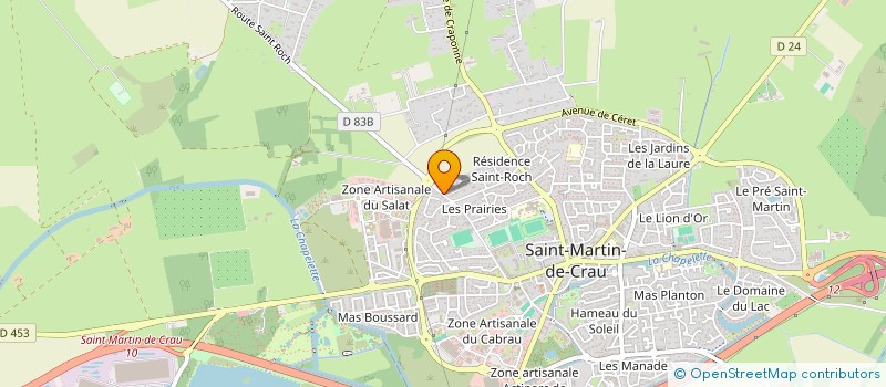 localisation de l'entreprise MADAME VERONIQUE ISABELLE GLEIZES à SAINT-MARTIN-DE-CRAU