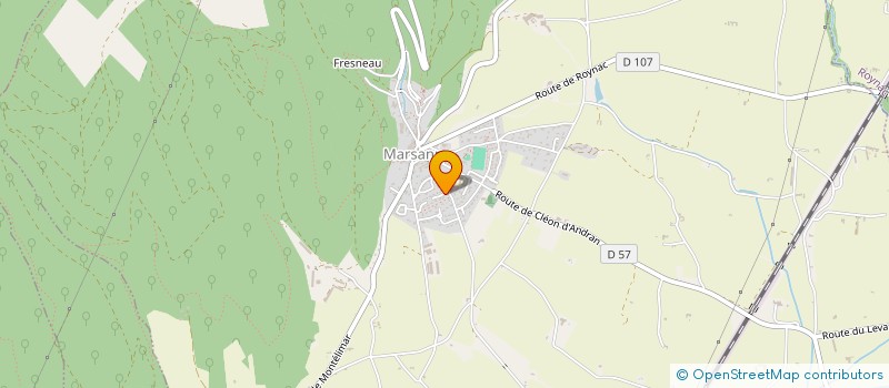 localisation de l'entreprise MADAME VERONIQUE ISSARTEL  MARSANNE