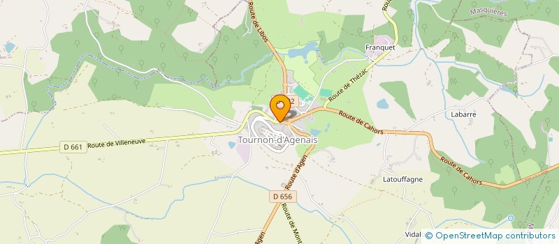 localisation de l'entreprise MADAME VERONIQUE IZARD  TOURNON-D'AGENAIS