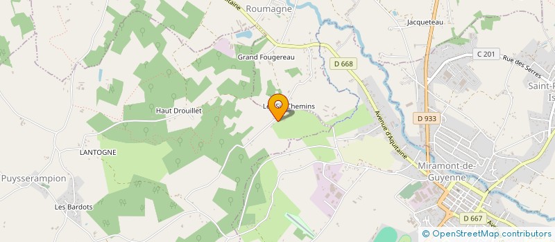 localisation de l'entreprise MADAME VERONIQUE JABOUINA  PUYSSERAMPION