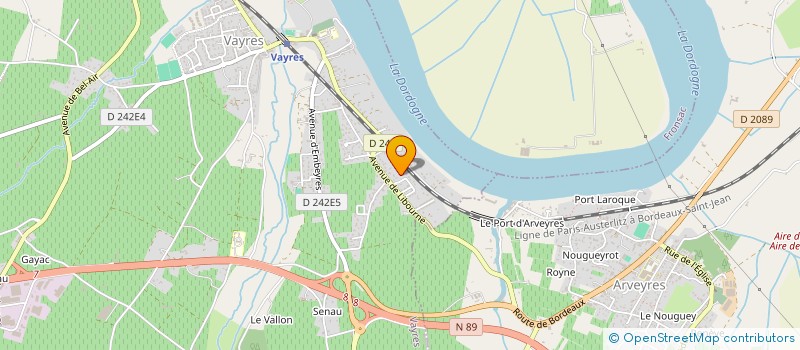 localisation de l'entreprise MADAME VERONIQUE JANIN  VAYRES