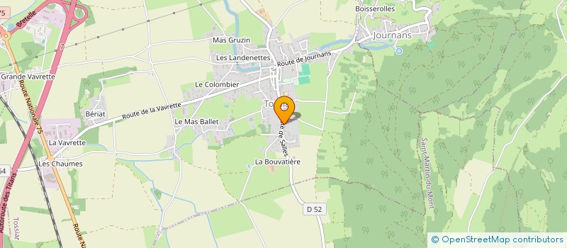 localisation de l'entreprise MADAME VERONIQUE JANODY à TOSSIAT