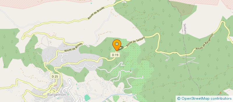 localisation de l'entreprise MADAME VERONIQUE JANSEN  BARGEMON