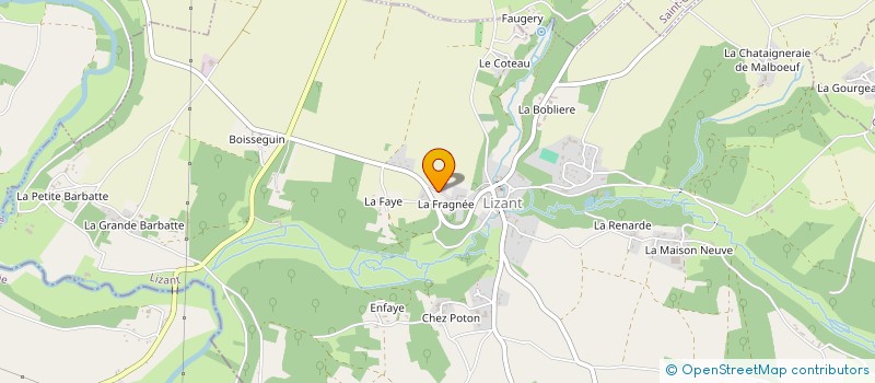 localisation de l'entreprise MADAME VERONIQUE JARDINIER à LIZANT