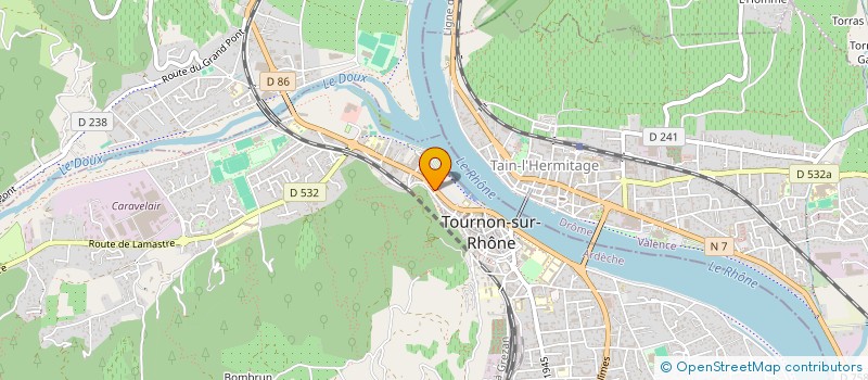localisation de l'entreprise MADAME VERONIQUE JEANNE à TOURNON-SUR-RHONE