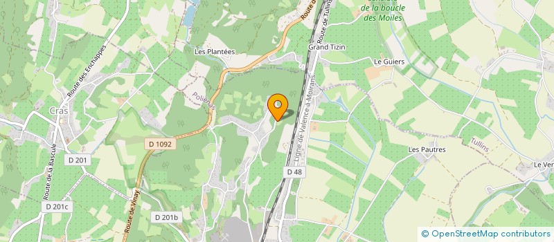 localisation de l'entreprise MADAME VERONIQUE JEANNE RAMAGE  POLIENAS