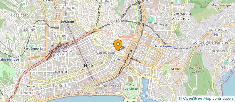 localisation de l'entreprise MADAME VERONIQUE JEANNOT à NICE