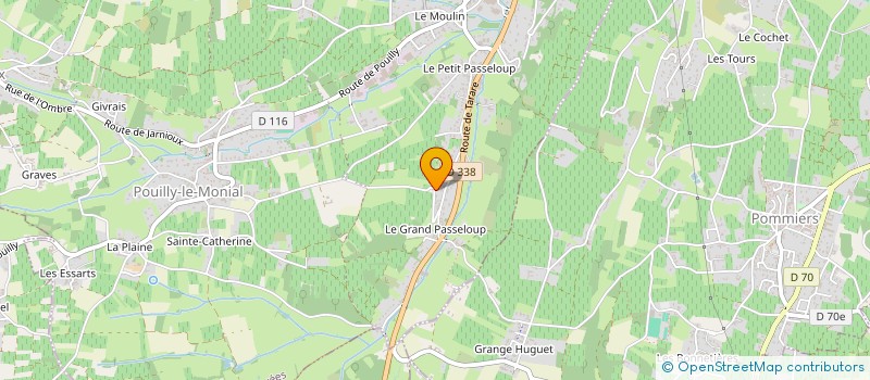localisation de l'entreprise MADAME VERONIQUE JENZER à PORTE-DES-PIERRES-DOREES