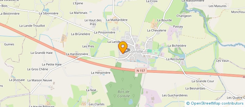 localisation de l'entreprise MADAME VERONIQUE JEULAND  CORNILLE