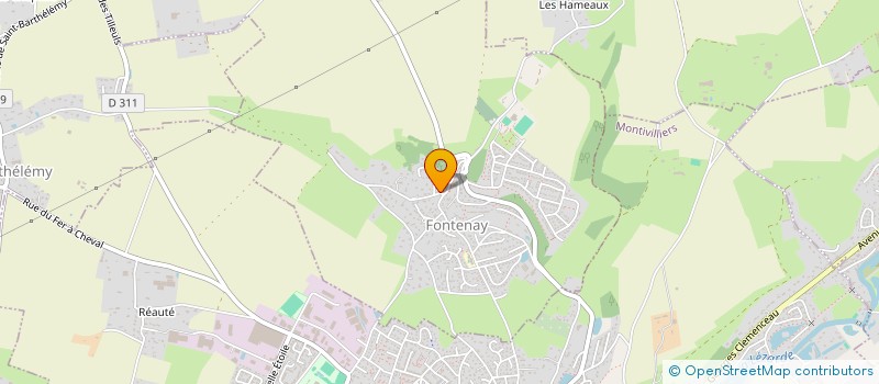 localisation de l'entreprise MADAME VERONIQUE JOIGNANT à FONTENAY