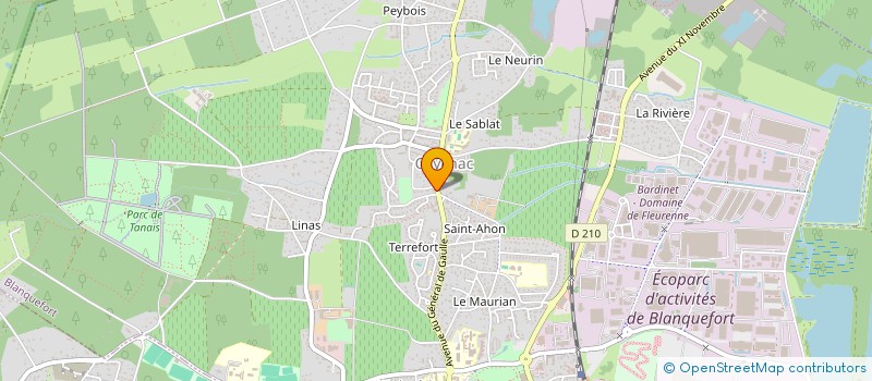 localisation de l'entreprise MADAME VERONIQUE JOLLANT à BLANQUEFORT