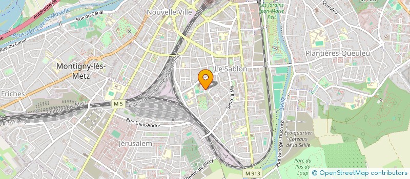 localisation de l'entreprise MADAME VERONIQUE JOLLY  METZ