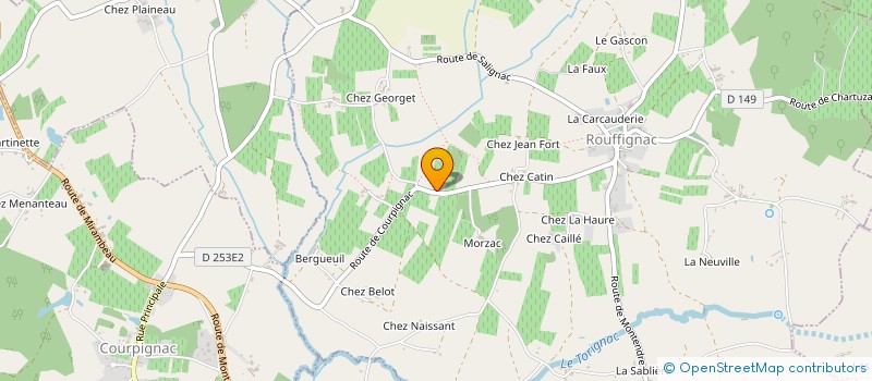 localisation de l'entreprise MADAME VERONIQUE JOLLY  ROUFFIGNAC