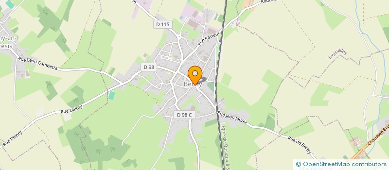 localisation de l'entreprise MADAME VERONIQUE JOLY  BERTRY