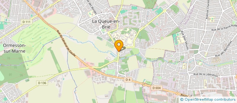 localisation de l'entreprise MADAME VERONIQUE JOLY  LA QUEUE-EN-BRIE