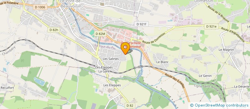 localisation de l'entreprise MADAME VERONIQUE JOLY  LE PONT-DE-BEAUVOISIN