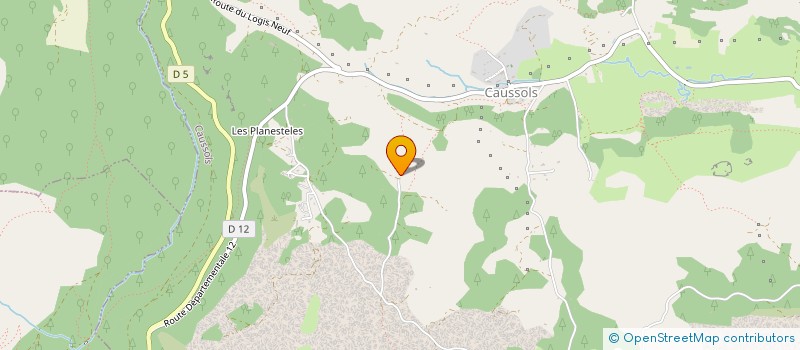 localisation de l'entreprise MADAME VERONIQUE JOLY  CAUSSOLS