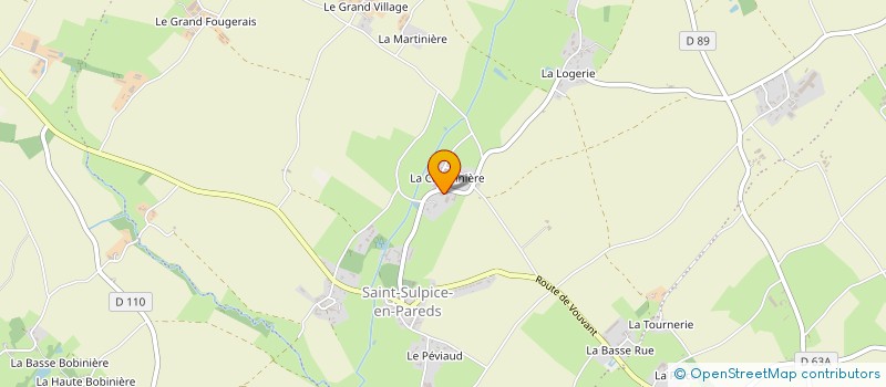 localisation de l'entreprise MADAME VERONIQUE JOSSET  RIVES-DU-FOUGERAIS