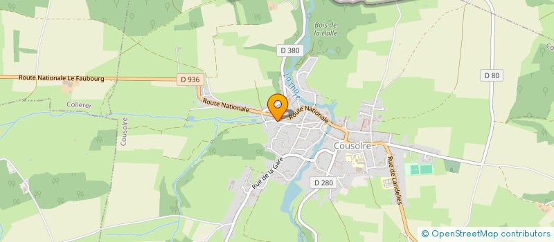 localisation de l'entreprise MADAME VERONIQUE JOUE à BOUSIGNIES-SUR-ROC