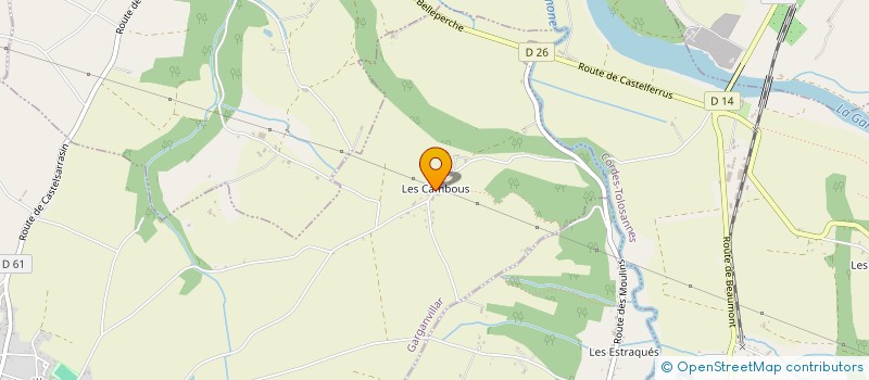 localisation de l'entreprise MADAME VERONIQUE JOULIA  GARGANVILLAR